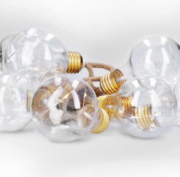 Brilagi - LED декоративен гирлянд 10xLED/3xAA 1,8m топла бяла светлина