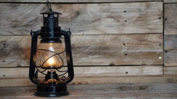 Brilagi - Петролна лампа LANTERN 19 см, черна