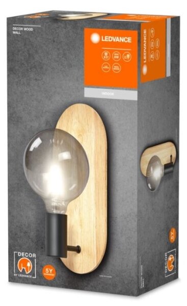 Ledvance - Аплик DECOR WOOD 1xE27/8W/230V