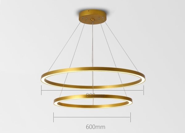 Immax NEO 07159-G80-60 - LED Димируем пендел FINO LED/93W/230V Tuya златист + д.у