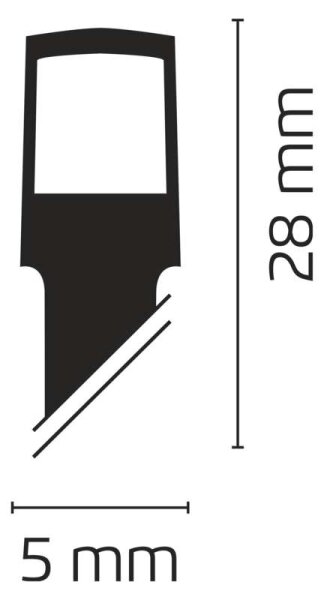 LED външна гирлянда с 80 светодиода, 13 м, IP44, топла бяла светлина