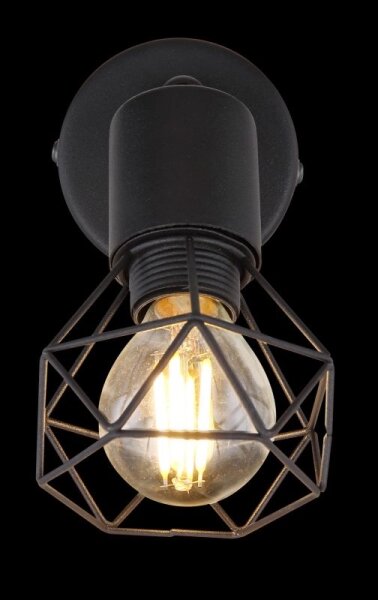 Globo - LED Стенен спот XARA 1xE14/6W/230V черен