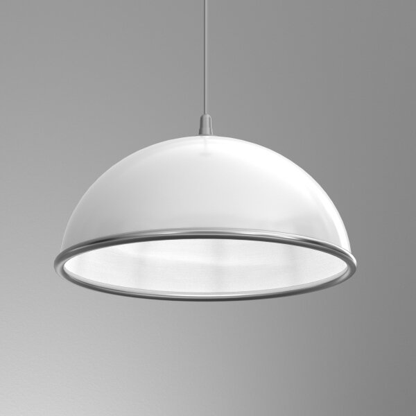 Пендел KITCHEN 1xE27/15W/230V бял/хром