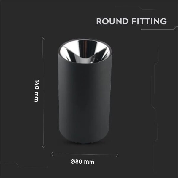 Спот 1xGU10/35W/230V черен/сребрист