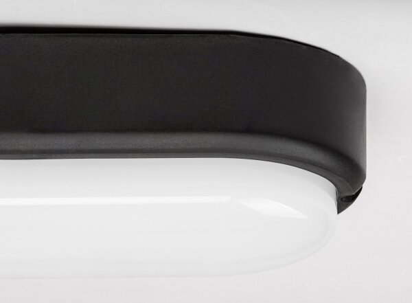 Rabalux 7409 - LED Екстериорен плафон HORT LED/15W/230V IP54 черен