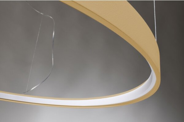 Thoro TH.174 - LED Пендел RIO LED/50W/230V CRI90 3000K Ø 78 cm златист