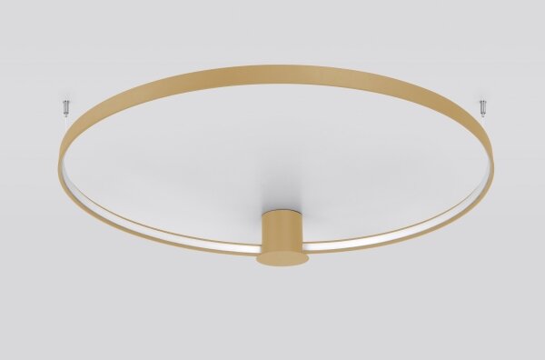 Thoro TH.223 - LED таванно осветително тяло RIO LED/30W/230V CRI 98 4000K Ø 55 cm златисто