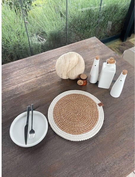 Подложка за хранене от юта ø 33 cm Wicker – Mila Home Luxury