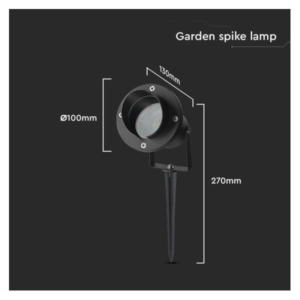 Екстериорна лампа 1xGU10/35W/230V IP65