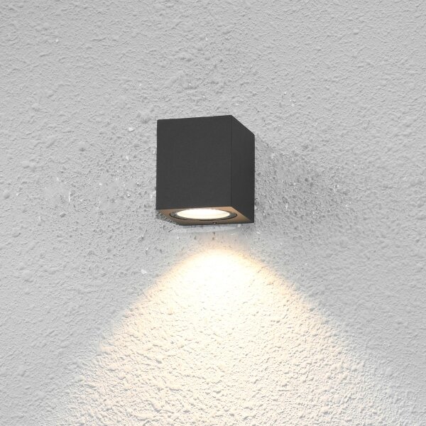 ITALUX OWL-2197-1SQ - Екстериорен аплик GENTA 1xGU10/40W/230V IP54 8 см