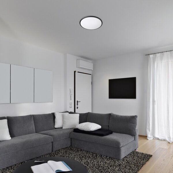 Rabalux 71126 - LED Плафониера ENGON LED/18W/230V 3000K черен 27 см