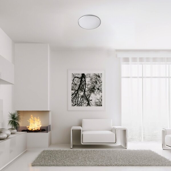 Rabalux 71127 - LED Плафониера ENGON LED/18W/230V 4000K сребрист 27 см