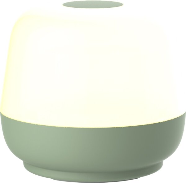 LED регулируема настолна лампа SAMBA LED/1,2W/5V USB 1200 mAh IP44 зелена