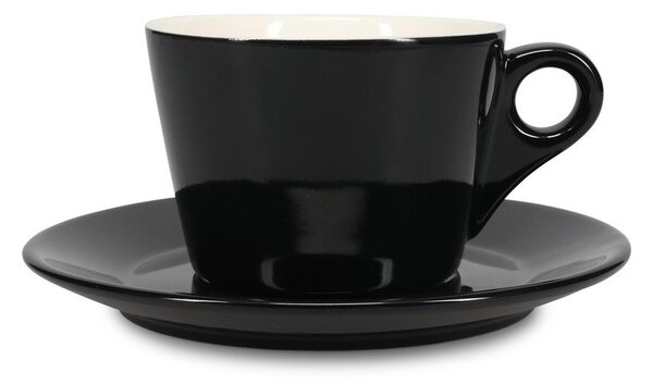 Черна порцеланова чинийка ø 16,5 cm Barista – BonBistro