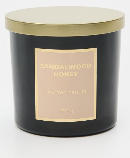 Sinsay - Ароматизирана свещ Sandalwood Honey - черeн