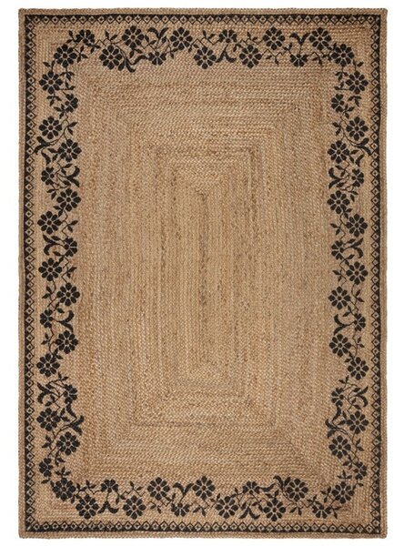 Килим Maisie Natural/Черен 80X150 см, Flair Rugs
