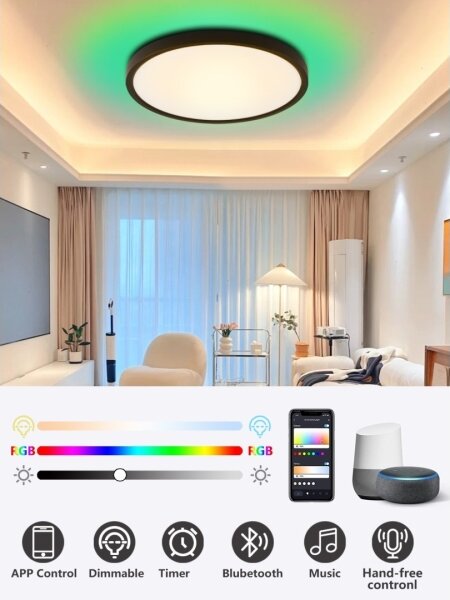 Immax NEO 07166-B40-LED RGBCCT 50W Wi-Fi Tuya димируемо осветление с ДУ