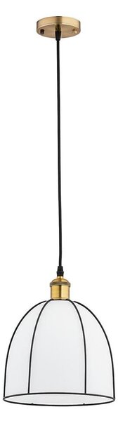 Полилей на кабел DAVE 1xE27/15W/230V златист/черен