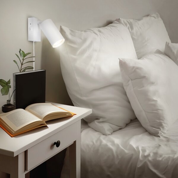 Solight WO3002-W - Стенно осветително тяло CELE 1xGU10/30W/230V бяло