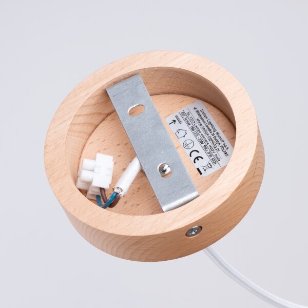 Sollux SL.1323 - Пендел INDY 1xE27/15W/230V Ø 38 см бял
