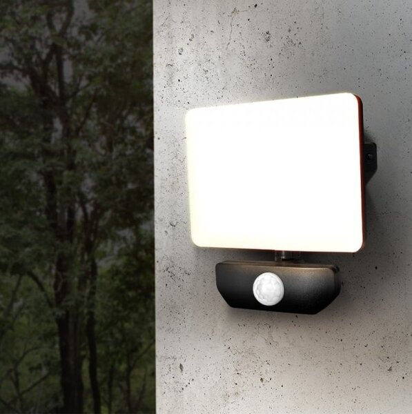 Solight WM-20WS-Q - LED Екстериорен прожектор със сензор LED/20W/230V 4000K IP44