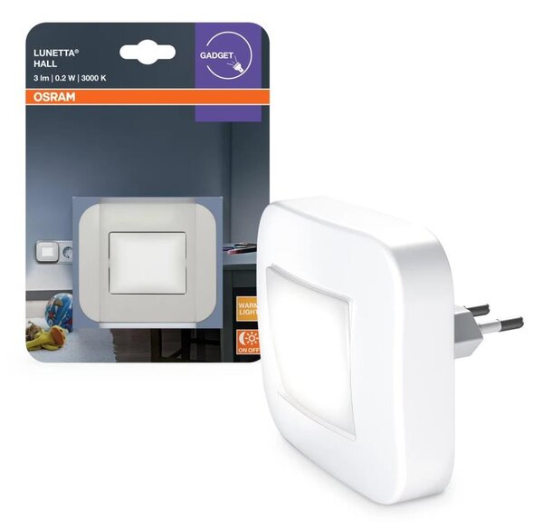 Osram - LED нощна лампа със сензор за здрач LUNETTA LED/0,2W/230V