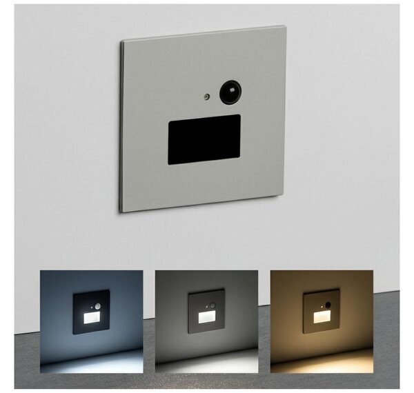 Brilagi -LED осветително тяло за стълбище с датчик JACK LED/3W/230V 3000/4000/6500K сиво