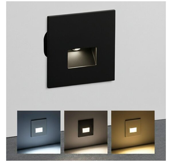 Brilagi - LED осветително тяло за стълби JACK LED/3W/230V 3000/4000/6500K IP65 черно
