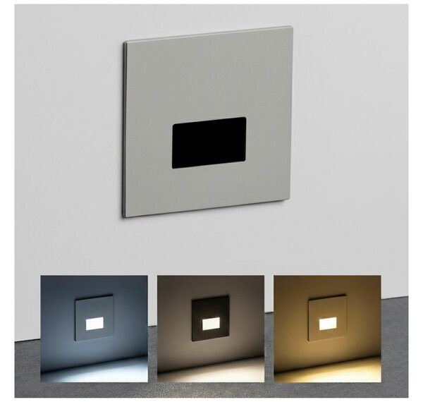 Brilagi - LED осветително тяло за стълби JACK LED/3W/230V 3000/4000/6500K IP65 сиво