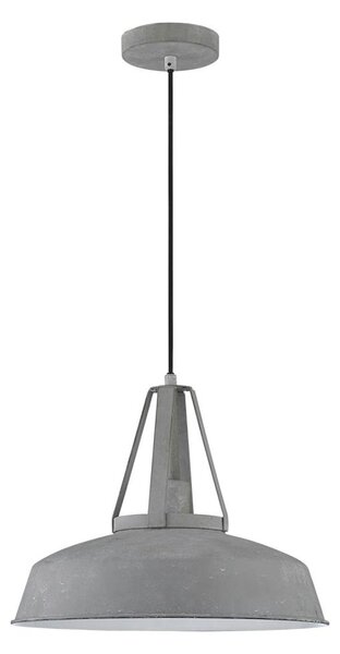 LED полилей на кабел RYAN 1xE27/60W/230V сив