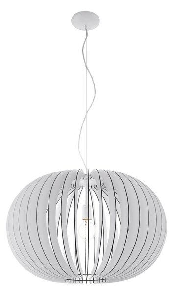 Eglo 95034 - Полилей на кабел STELLATO 1xE27/60W/230V Ø 70 см бял