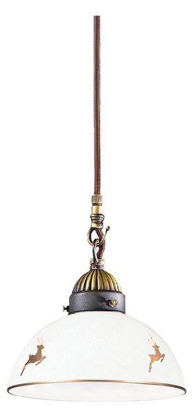 Kolarz 731.30.150 - Подвесен полилей на кабел NONNA, 1xE27/75W/230V, Ø 20 см, jeleni rose gold