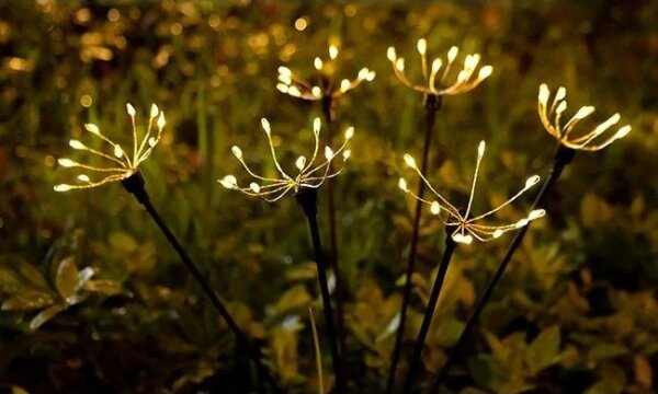 Соларно LED декоративно осветително тяло със сензор LED/1,2V 3000K 73 cm 600 mAh IP44