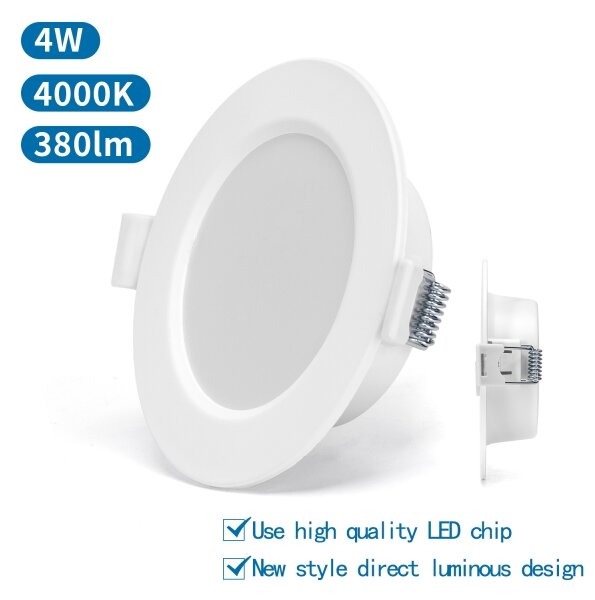 Aigostar - LED Лампа за окачен таван LED/4W/230V 4000K Ø 9,8 см бял