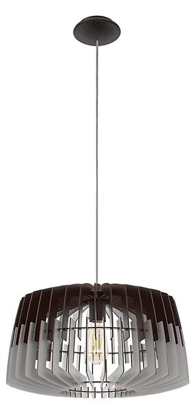 Eglo 96956 - Висяща лампа на кабел ARTANA 1xE27/60W/230V сив/черен 480mm