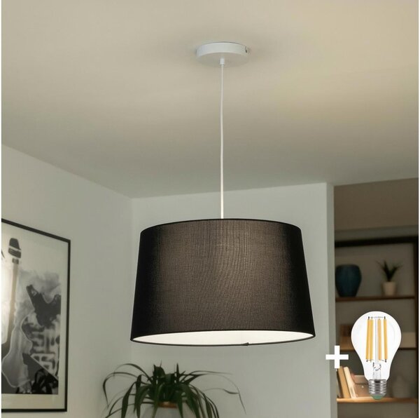 Brilagi - LED полилей на кабел CERIA 1xE27/40W/230V Ø 45 см черен