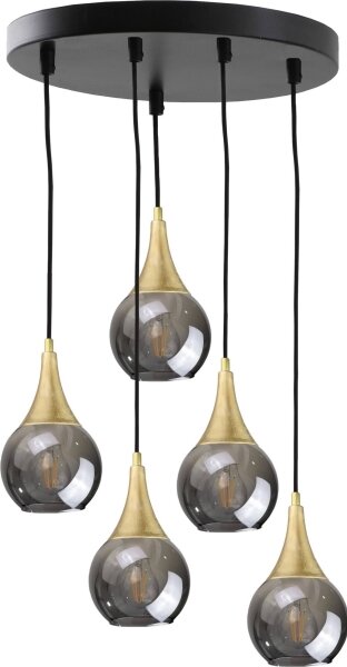 Резервно стъкло SMOKY E27 Ø15 см, черно