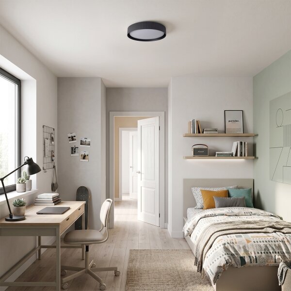 Brilagi - Димируема LED таванна лампа LUCIA LED/48W/230V Ø 41 cm черна+ДУ