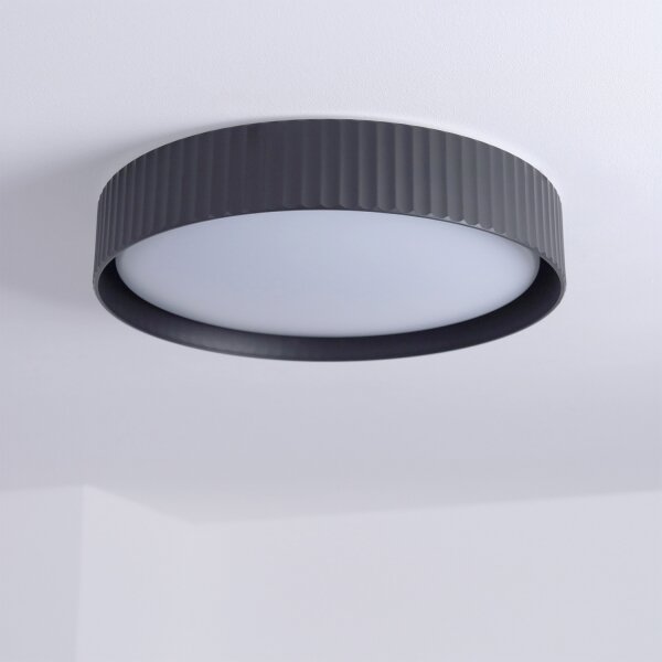 Brilagi - Димируема LED таванна лампа LUCIA LED/48W/230V Ø 41 cm черна+ДУ