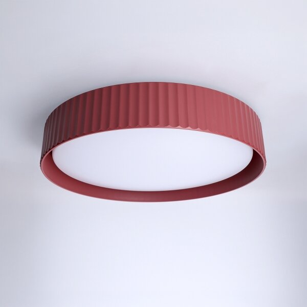 Brilagi-LED Димируемо таванно осветително тяло LUCIA LED/48W/230V Ø 41 cm червено + дистанционно управление