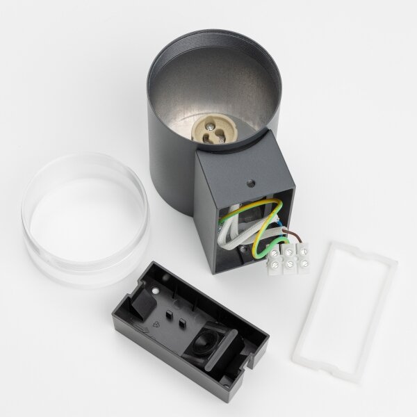 Brilagi -LED RGBW външна стенна лампа MATERA 1xGU10/4,8W/230V антрацит IP54