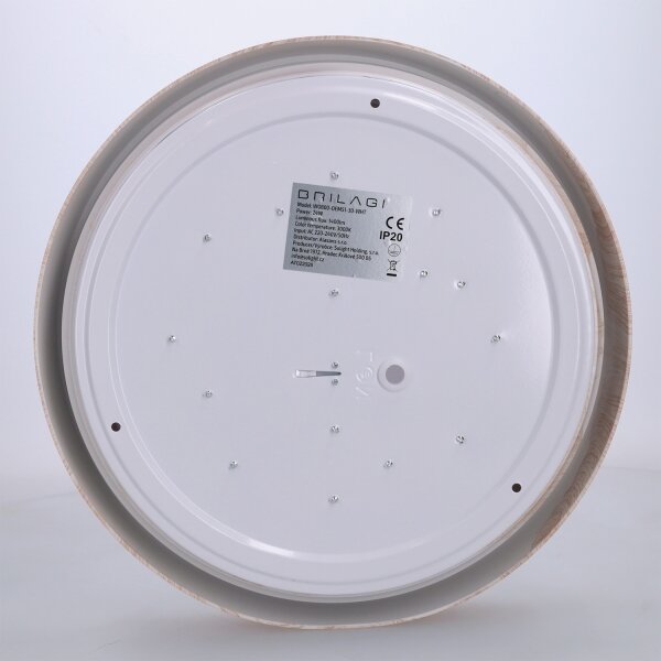 Brilagi - LED таванно осветително тяло FLOCO LED/24W/230V Ø 30 см дървено/бяло