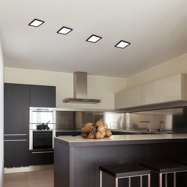 Rabalux 71263 - LED Лампа за окачен таван SHAUN LED/6W/230V 12x12 см черен