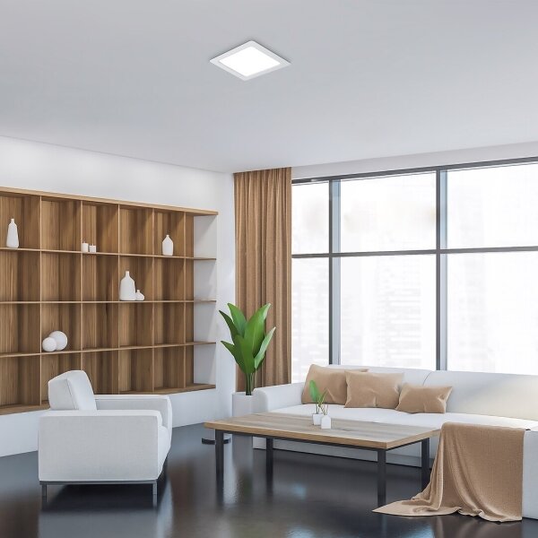 Rabalux 71223 - LED Лампа за окачен таван SHAUN LED/18W/230V 22x22 см бял