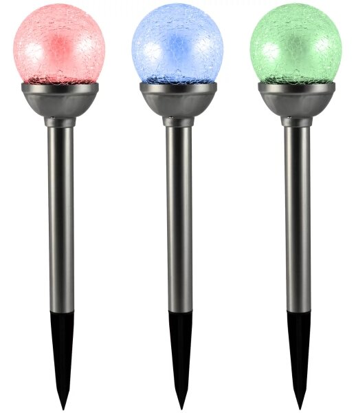 LED RGB соларна лампа LED/0,04W/1,2V 600 mAh IP44
