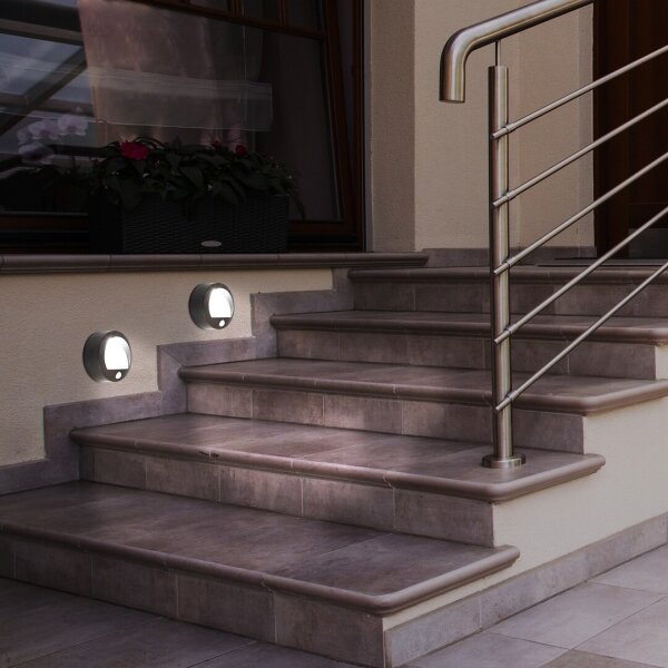 Rabalux 7969 - LED Екстериорна Стенна лампа със сензор AMARILLO LED/1,5W/3xAA