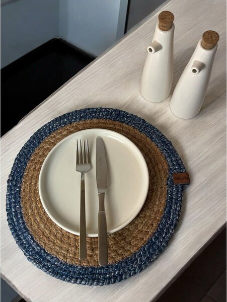 Подложка за хранене от юта ø 33 cm Wicker – Mila Home Luxury