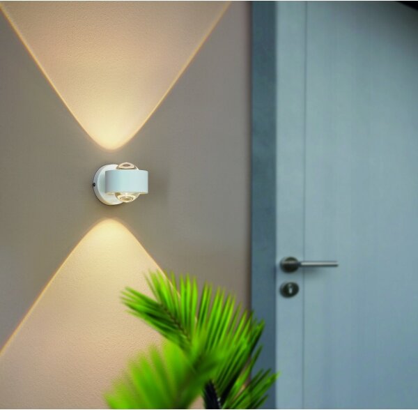 Eglo 98747 - Външна LED лампа за стена TREVIOLO 2xLED/2W/230V IP44