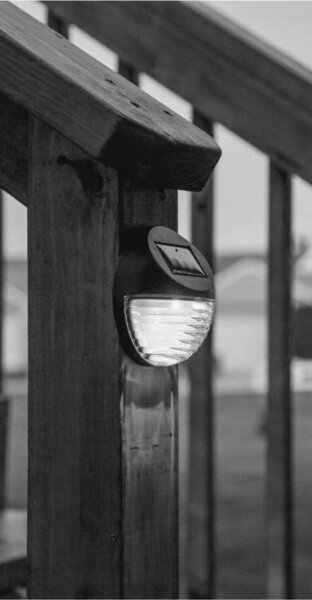 LED соларен стенен фенер 1,2V 600mAh IP44
