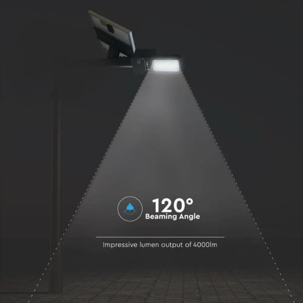 LED димируема соларна улична лампа LED/50W/6,4V 4000K IP65 с DO